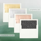 "Executive Pet" - Retired Holiday Cards in Charcoal by Pine Street Creative - Envelope Liners