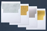 "The greatest of these is Love" - Retired Holiday Cards in Blue Slate by Olivia Goree - Envelope Liners