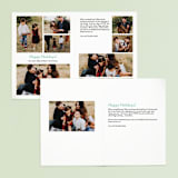 "Colorful Joy Peace Love Hope" - Retired Holiday Cards in Aqua Sky by fatfatin - Interior Options