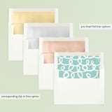 "Colorful Joy Peace Love Hope" - Retired Holiday Cards in Aqua Sky by fatfatin - Envelope Liners