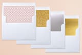 "Elegant Trio" - Retired Holiday Cards in Cranberry by Kerry Doyle - Envelope Liners
