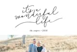 "It's A Wonderful Life Script" - Retired Holiday Cards in Midnight by Christine Taylor - Close-Up