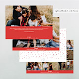 "The Most Wonderful" - Retired Holiday Cards in Snowflake by GeekInk Design - Back of Card