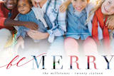"Merrily Frosted" - Retired Holiday Cards in Red by Lehan Veenker - Close-Up