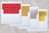 "Merrily Frosted" - Retired Holiday Cards in Red by Lehan Veenker - Envelope Liners