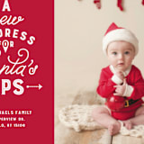 "New address for Santa's GPS" - Retired Holiday Cards in Cardinal by Lea Delaveris - Close-Up