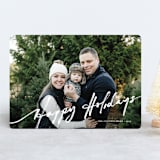 "brushed holiday" - Retired Holiday Cards in Snow by Tanya Lee of Frooted Design - Front