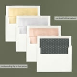 "Classic holiday" - Retired Holiday Cards in Slate by Anelle Mostert - Envelope Liners