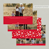 "Good All Year" - Retired Holiday Cards in Holly Berry by Amy Payne - Back of Card