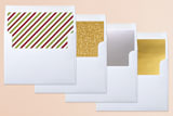 "Winterberry." - Retired Holiday Cards in Snow by Nam Bourassa - Envelope Liners