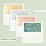 "winterberry filigree" - Retired Holiday Cards in Peacock by silverscreen studio - Envelope Liners