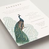 "Royal Wedding" - Sangeet Invitations in Mint by Teju Reval - Detail