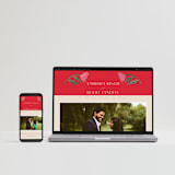 "Indian garden" - Sangeet Invitations in Sindoor by Creo Study - FREE Wedding Website