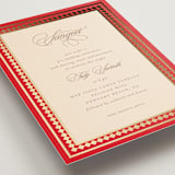 "Mandapam" - Sangeet Invitations in Carnation by Creo Study - Detail