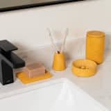 "Marigold Terrazzo Soap Dish" - Soap Dish in yellow by Pretti.Cool