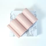 "Soft Pink Wavy Soap Dish" - Soap Dish in red by Cassandra Kellam