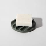 "Mini Soap Dish - Dark Green Terrazzo" - Soap Dish in green by Pretti.Cool