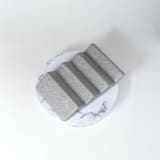 "Grey Zig Zag Soap Dish" - Soap Dish in gray by Cassandra Kellam