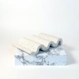 "White Wavy Soap Dish" - Soap Dish in orange by Cassandra Kellam