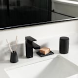 "Black Terrazzo Mini Soap Dish" - Soap Dish in black by Pretti.Cool