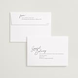 "three" - Save the Dates in Pearl by Melanie Kosuge - FREE Recipient Addressing