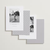 "Swirling" - Save the Dates in Pearl by Chryssi Tsoupanarias - Back of Card Options