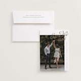 "Swirling" - Save the Dates in Pearl by Chryssi Tsoupanarias - Save the Date with Envelope