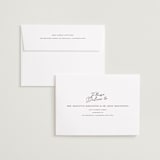 "Modern Monogram" - Save the Dates in Dove by Rachelle Clarke - FREE Recipient Addressing