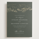 "Peaks" - Save the Dates in Hunter by Sarah Brown - Front