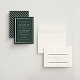 "Regal" - Save the Dates in Evergreen by Nicole Walsh - Assembled