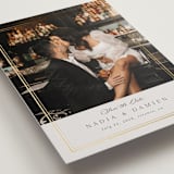 "Shimmer" - Save the Dates in Linen by Nicole Walsh - Detail