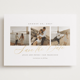"Topside" - Save the Dates in Pearl by Sarah Brown - Front