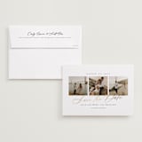 "Topside" - Save the Dates in Pearl by Sarah Brown - Save the Date with Envelope