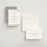 "Classic Monogram" - Save the Dates in Powder by Stacey Meacham - Assembled