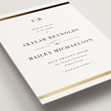 "Classic Monogram" - Save the Dates in Powder by Stacey Meacham - Detail