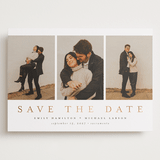 "Elegant Trio" - Save the Dates in Lace by Nicole Walsh - Front