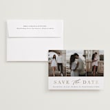 "Minimal Elegance" - Save the Dates in Eclipse by Andrea Cernin - Save the Date with Envelope