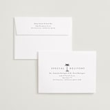 "Palm Tree" - Save the Dates in Coconut by Heather Schertzer - FREE Recipient Addressing