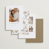 "Wildflower Date" - Save the Dates in Wheat by Chris Griffith - Back of Card Options
