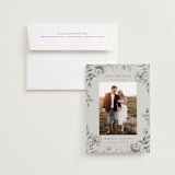 "Wildflower Date" - Save the Dates in Steel by Chris Griffith - Save the Date with Envelope