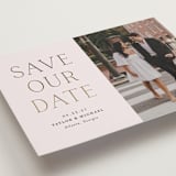 "Soon to Wed" - Save the Dates in Natural by Vanessa Doyle - Detail