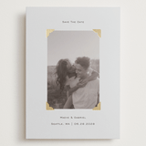 "scrapbook frame" - Save the Dates in Cream by Jenny Millington - Front
