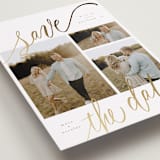 "tri-photo save the date" - Save the Dates in Veil by Elsa Duncan - Detail