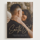 "Willow" - Save the Dates in Powder by Sandra Picco Design - Front