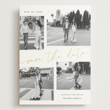 "minimal holiday gallery" - Save the Dates in Snow by Sarah Curry - Front