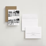 "minimal holiday gallery" - Save the Dates in Snow by Sarah Curry - Assembled