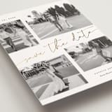 "minimal holiday gallery" - Save the Dates in Snow by Sarah Curry - Detail