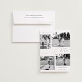 "minimal holiday gallery" - Save the Dates in Snow by Sarah Curry - Save the Date with Envelope