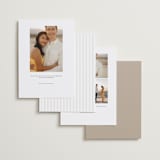 "Framed Monogram" - Save the Dates in Silk by Kelly Schmidt - Back of Card Options