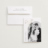"capture" - Save the Dates in Snow by Pixel and Hank - Save the Date with Envelope